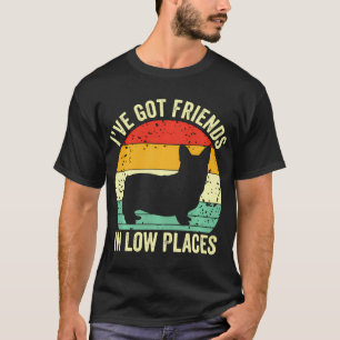 T-shirt Corgi J'Ai Des Amis Dans Les Lieux Basses Pembroke