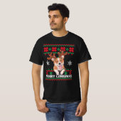T-shirt Corgi Joyeux Corgmas (Devant entier)
