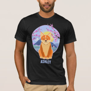 T-shirt Corgi Kawaii adorable animal de compagnie