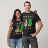 T-shirt Corgi laide chien de Noël (Unisexe)