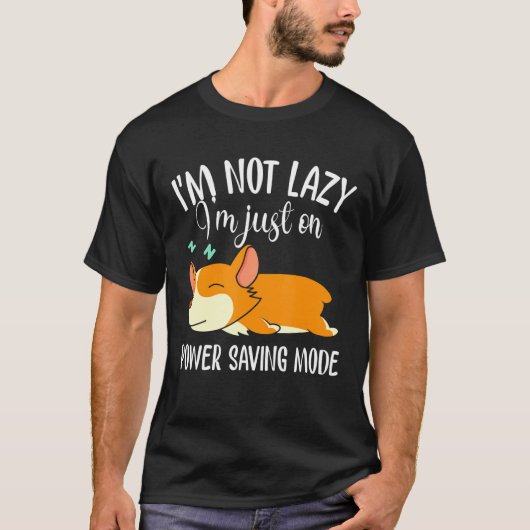 T-shirt Corgi Lazy Dormir Chien (Devant)