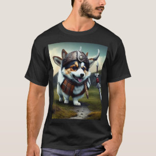 T-shirt Corgi le Viking