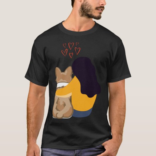 T-shirt corgi life corgi (Devant)
