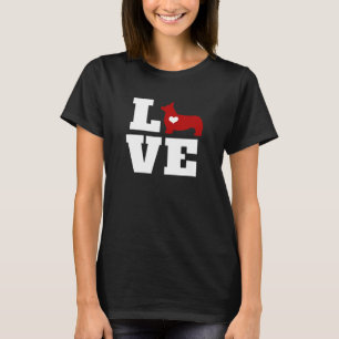 T-shirt Corgi Love Cute Corgi