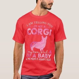 T-shirt Corgi Maman Bébé Chien Funny Mignonne Chien Propri