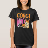 T-shirt Corgi Maman Chien Animaux Mignons Chien Propriétai (Devant)