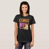 T-shirt Corgi Maman Chien Animaux Mignons Chien Propriétai (Devant entier)