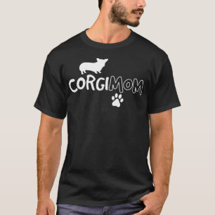 T-shirt Corgi Maman Funny Mignonne Chien Propriétaire de l