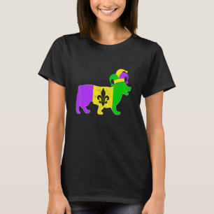 T-shirt Corgi Mardi Gras Carnavals Drôle de Chien Fou
