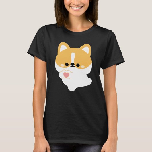 T-shirt Corgi mignon (Devant)