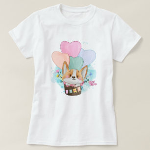 T-shirt Corgi mignon