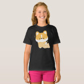 T-shirt Corgi mignon (Devant entier)