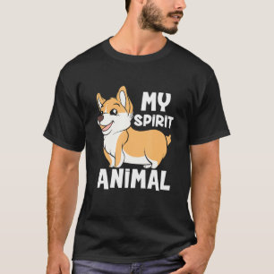 T-shirt Corgi mignon Chien Esprit Animal Corgis Sont Mon E