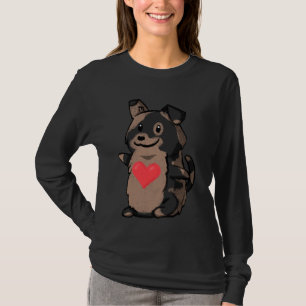 T-shirt Corgi Mix Love