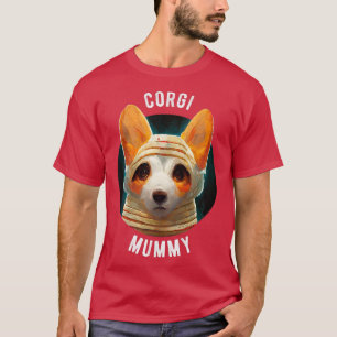 T-shirt Corgi Mummyhalloween-585
