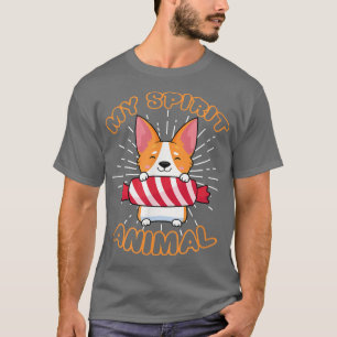 T-shirt Corgi My Spirit Animal Corgi Lover Corgi Propriéta