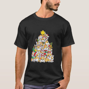 T-shirt Corgi Noël Ornament Arbre Décor Drôle Chien Amour