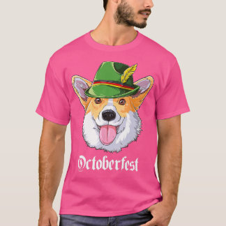 T-shirt Corgi Oktoberfest Cadeaux Enfants Garçons Hommes L