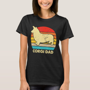 T-shirt Corgi Papa Chien Animal Chien Propriétaire Animaux