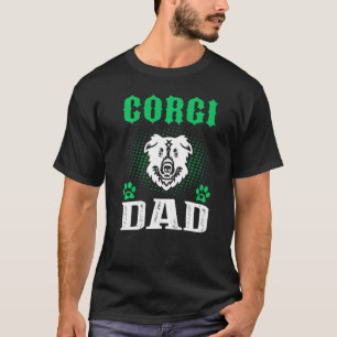 T-shirt Corgi Papa Hommes Fête Des Pères Animal