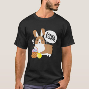 T-shirt Corgi Pâques Pour Garçons Filles Amour Chien Chiot