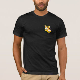 T-shirt Corgi Pocket Papa Maman Mignonne Chien Femmes Homm