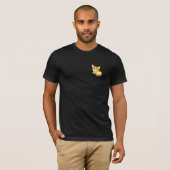 T-shirt Corgi Pocket Papa Maman Mignonne Chien Femmes Homm (Devant entier)
