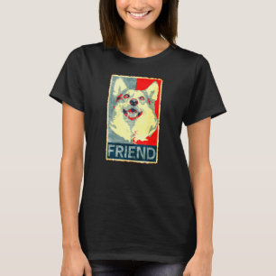 T-shirt Corgi Pop Art Poster Ami Vintage Corgi Chien