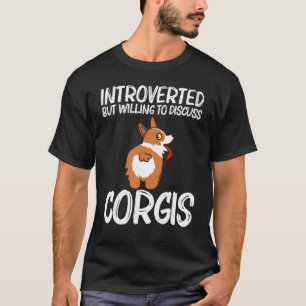 T-shirt Corgi Pour Hommes Femmes Chien Animaux Poignées Pr