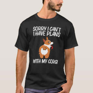 T-shirt Corgi Pour Hommes Femmes Chien Animaux Poignées Pr