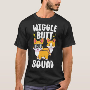 T-shirt Corgi pour les enfants Femmes Wiggle Butt Squad Cr