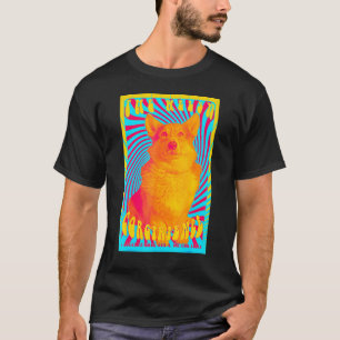 T-shirt Corgi Psychédélique Années 1960 Corgi Maman Papa C