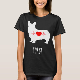 T-shirt Corgi race Chien Top Maman Spectacles