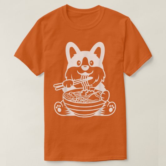 T-shirt Corgi Ramen, Cadeaux D'Anniversaire Pour Amoureux  (Design devant)