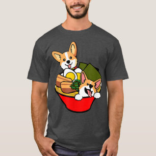T-shirt Corgi Ramen, Cadeaux D'Anniversaire Pour Amoureux
