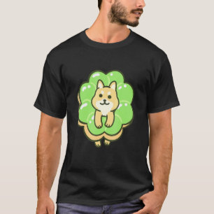T-shirt Corgi Saint-Patrick Irlande Charmes Chanceux