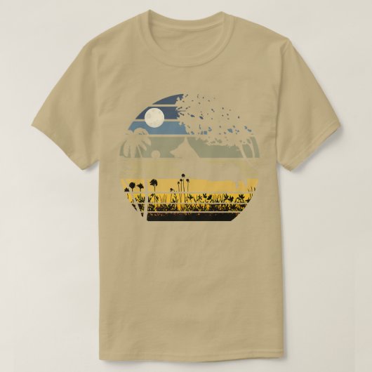 T-shirt Corgi Saut Dans Un Champ De Fleurs Lune Nuit332 (Design devant)