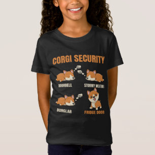 T-Shirt Corgi Security, Corgi Owners, Funny Corgi lover Gi