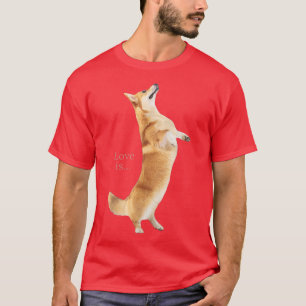 T-shirt Corgi Shirt Love Est Chien Maman Papa Tee Puppy Pe
