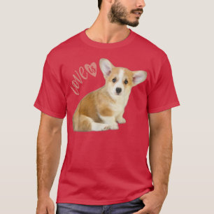 T-shirt Corgi Shirt Love Est Chien Maman Papa Tee Puppy Pe