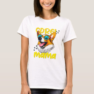 T-shirt Corgi Shirt Sweatshirt Corgi Maman de chien