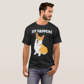 T-shirt Corgi Sit Happens (Devant entier)