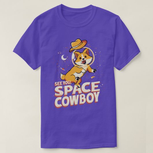 T-shirt Corgi Space Cowboy par Tobe Fonseca (Design devant)