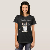 T-shirt Corgi T Derp Étalé (Devant entier)