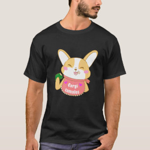 T-shirt corgi tamales nourriture mexicaine en train de man