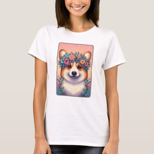 T-shirt Corgi Tarot (Devant)