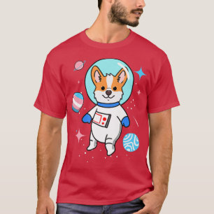 T-shirt Corgi transgenre dans l'espace Trans Pride1440