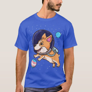 T-shirt Corgi transgenre dans l'espace Trans Pride 1336