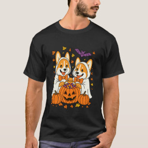 T-shirt Corgi Trick Or Treat Halloween Amoureux des Chiens
