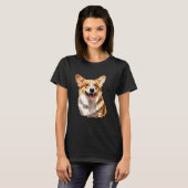T-shirt Corgi x Pembroke Welsh Corgi Chien (Devant entier)
